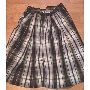 Rifel Uniform Skirt Girls Size 10r   Pleated Maroon,Black, White,